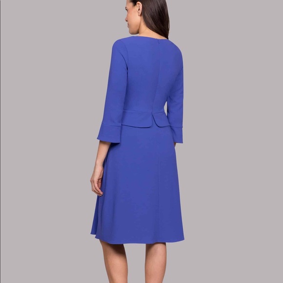 Seraphine’s Royal Blue Tailored Maternity Dress - Picture 2 of 13